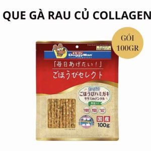 Bánh ăn vặt que gà rau củ collagen