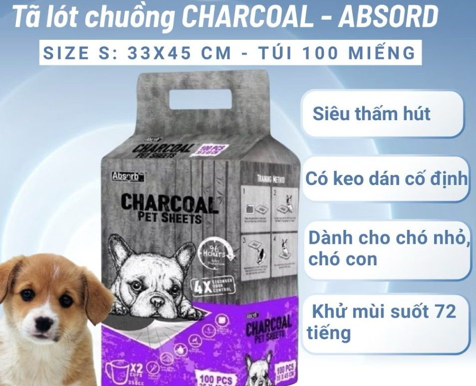 Tấm lót than hoạt tính khử mùi AbsorbPlus - Ảnh 2