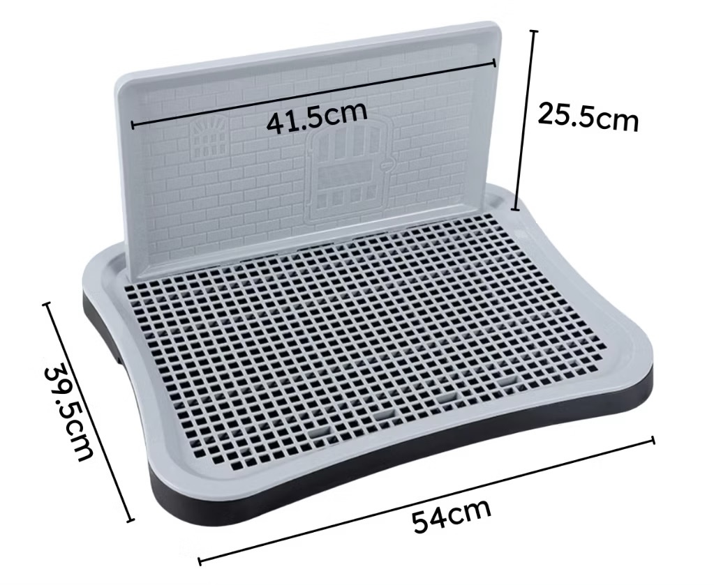 Khay Vệ Sinh cho Chó kèm Trụ gác chân
