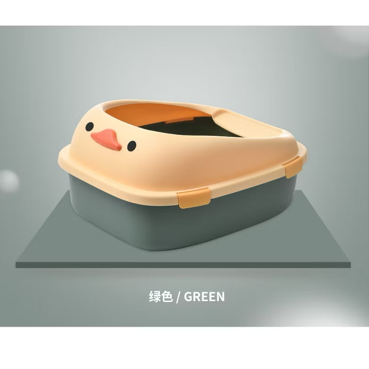 Khay Cát Mèo Thành Cao Hình VỊt Xinh Xắn - Ảnh 2