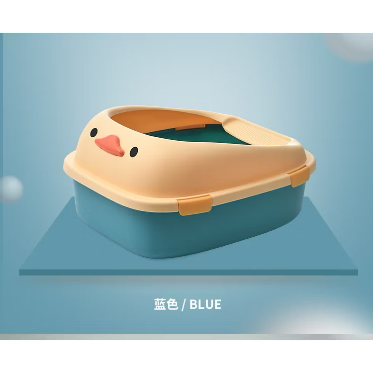 Khay Cát Mèo Thành Cao Hình VỊt Xinh Xắn - Ảnh 3